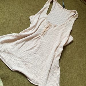 Poleci designer dusty rose pink tank top small